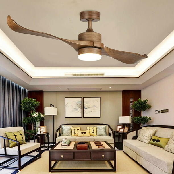52" Contemporary Ceiling Fan with LED Panel Light